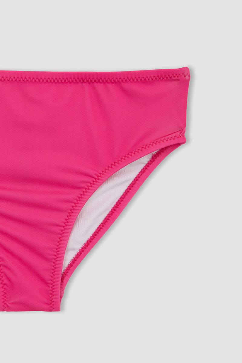Girl Regular Fit Woven Bikini - Pink