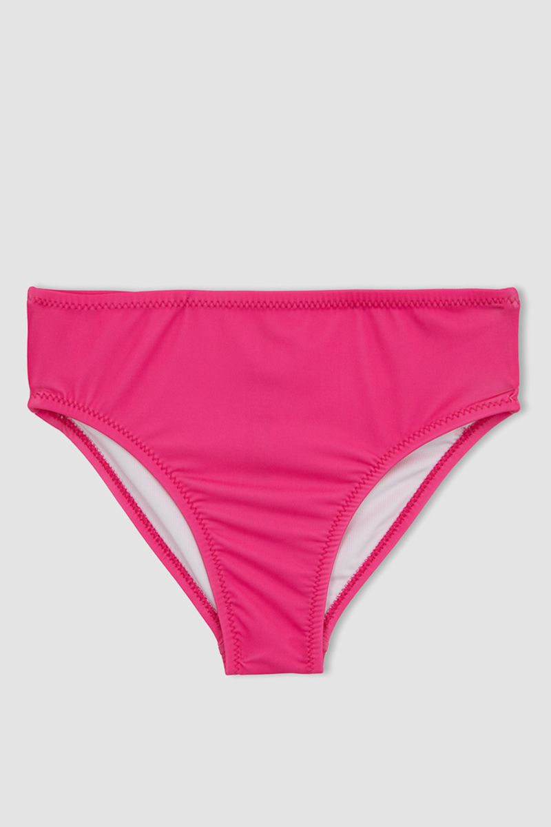 Girl Regular Fit Woven Bikini - Pink