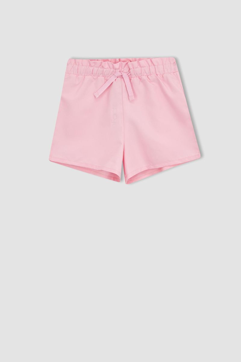 Girl Regular Fit Woven Swimming Short - Pink