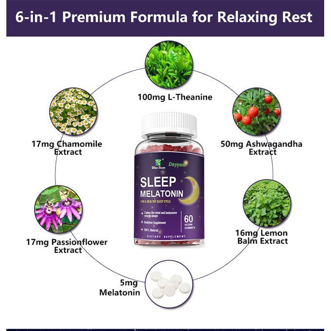 Daynee Vegan Gummies Sleep Deep Supplement