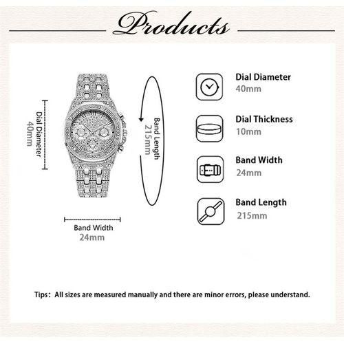 New silver watches for men and women, diamond watches, Roman numeral dial watches