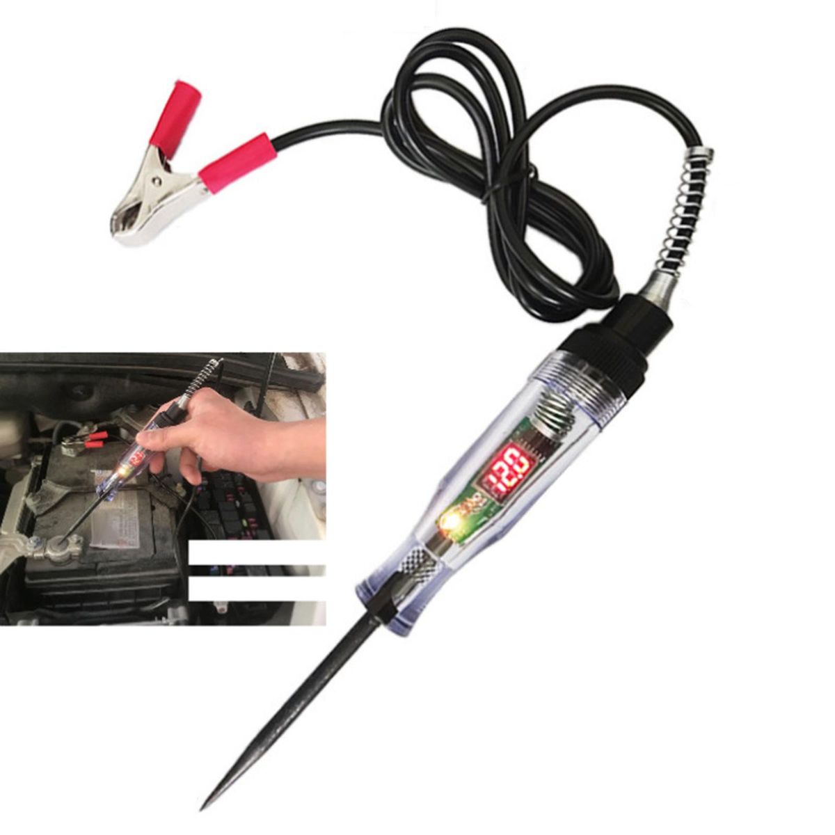 Automotive Circuit Tester Electrical Wire Circuit Black