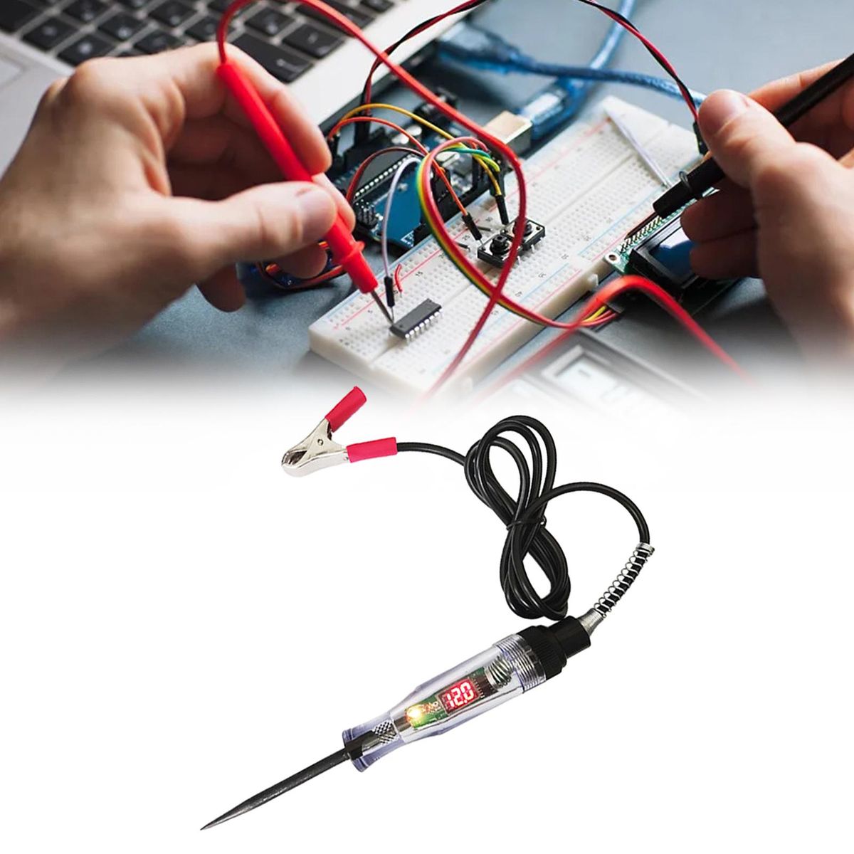 Automotive Circuit Tester Electrical Wire Circuit Black