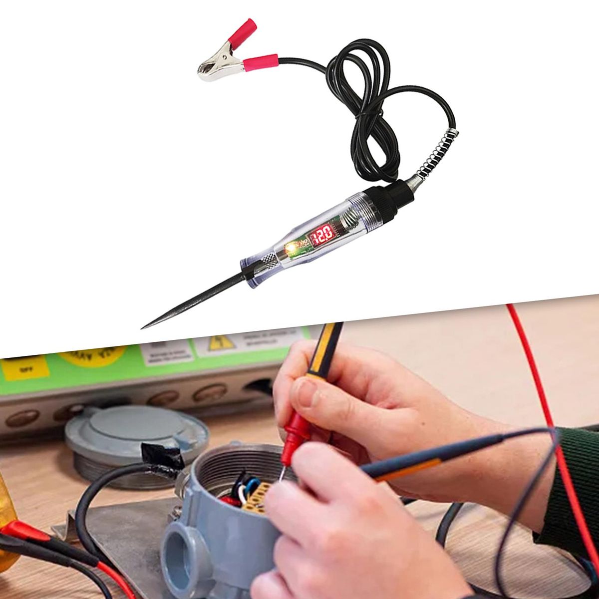 Automotive Circuit Tester Electrical Wire Circuit Black