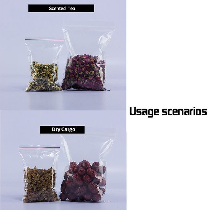 Losure Bags With Plasti  Zi Er Freezer Resistant Tear-proof And Flexible Bag-transparent-7x10cm