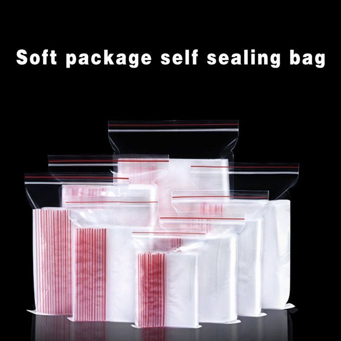 Losure Bags With Plasti  Zi Er Freezer Resistant Tear-proof And Flexible Bag-transparent-7x10cm