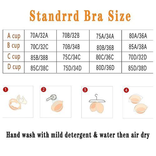 Women Ladies  Backless Strapless Silicone Gel Sticky Bra