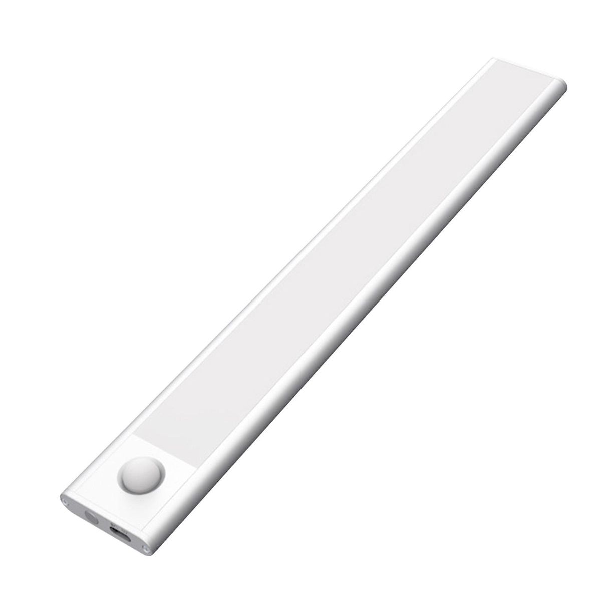 47LEDs 30CM/11.8Inches Cabinet Lamp Adopted PIR Motion Inductor Sensor+Sensitive Light Control/ Constant Bright 2 Lighting Working Modes/ Touching Switching/ 3 Colors Temperature Changing/ Built-in 1100mAh Rechargeable Cell T