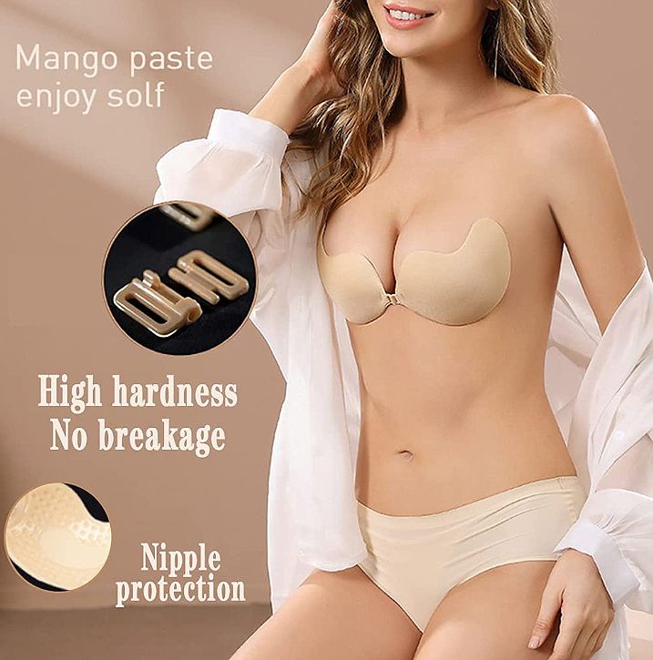 Woman Women Lady Ladies Silicone Invisible Backless Bra