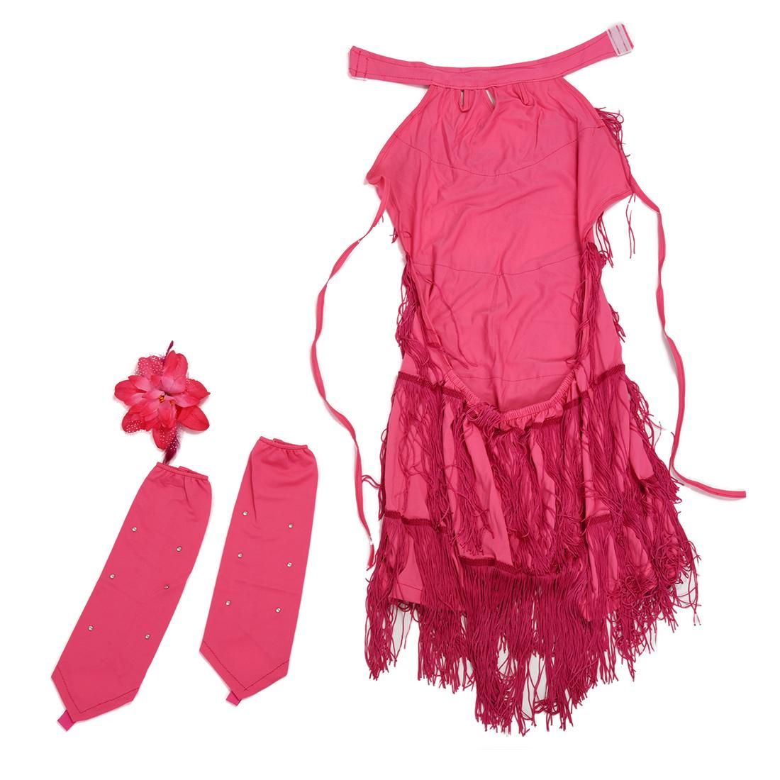 Latin Dance Dress Gis 140cm Latin Fringe Dress Ballroom