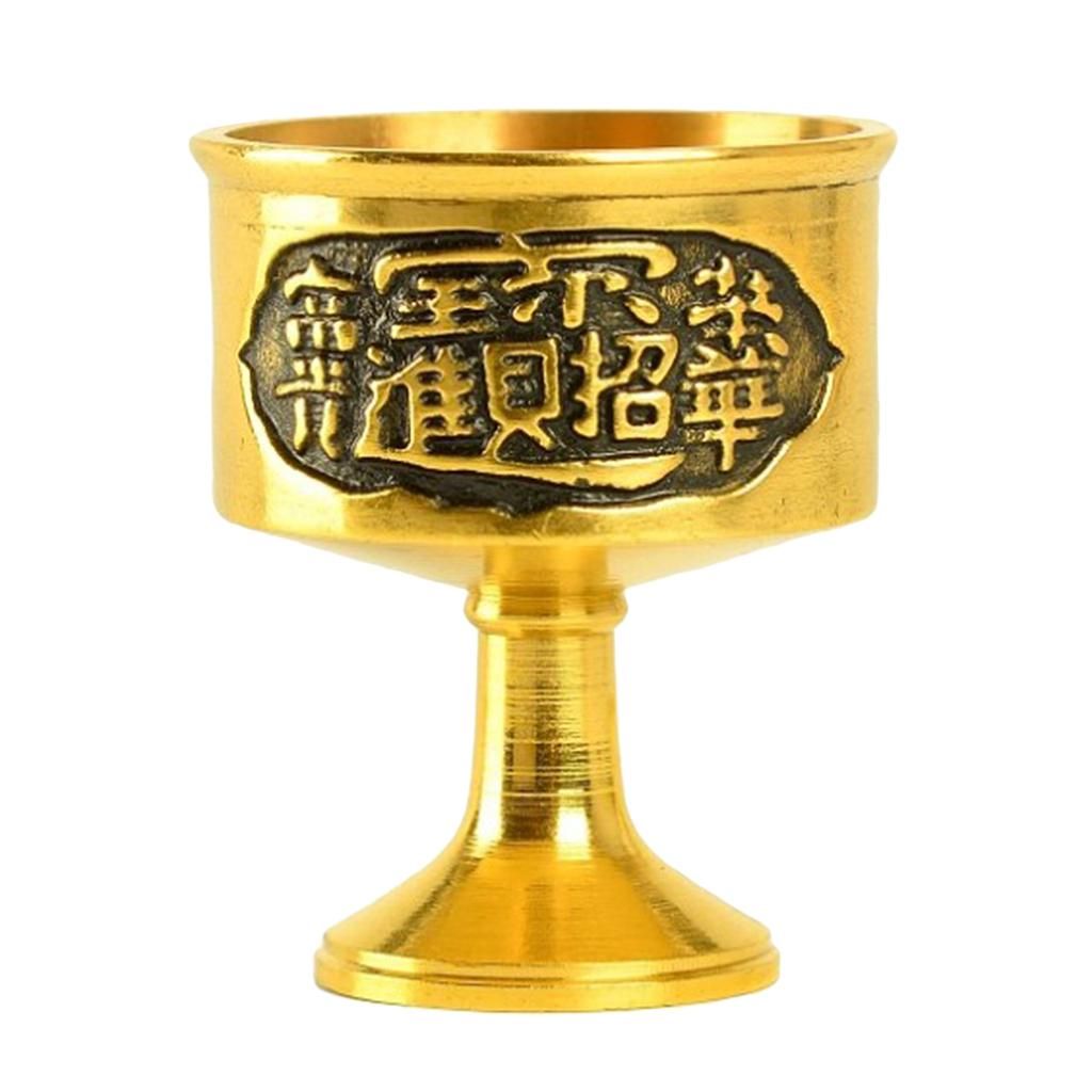 Buddhist Religious Holy Water Cup Blessing Peace And