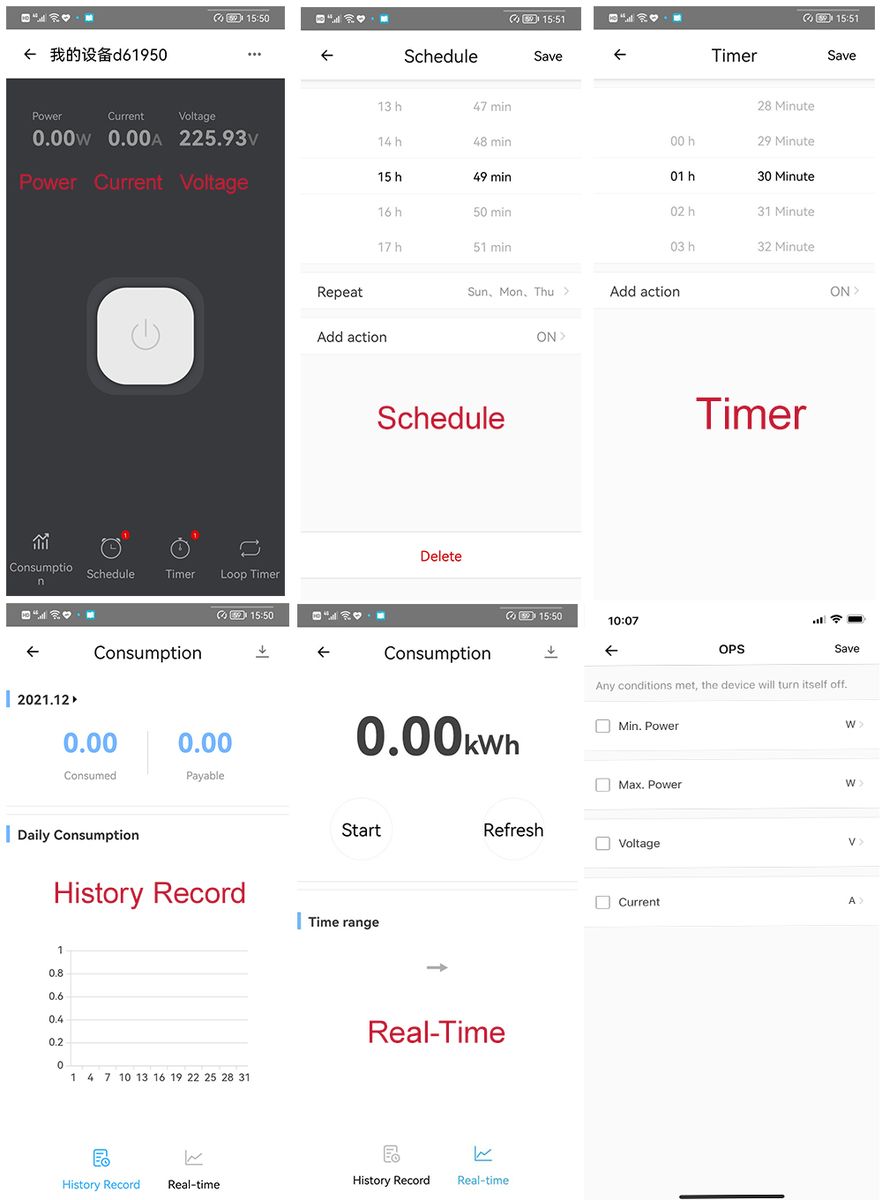 1P Din Rail WIFI Smart Energy Meter Power Consumption KWh