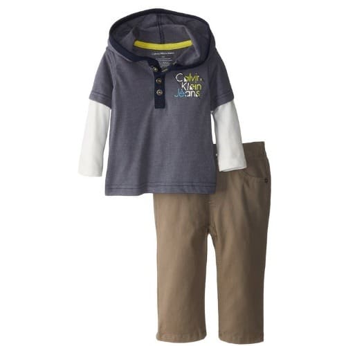Baby Boy's Hoody Tee With Pants.