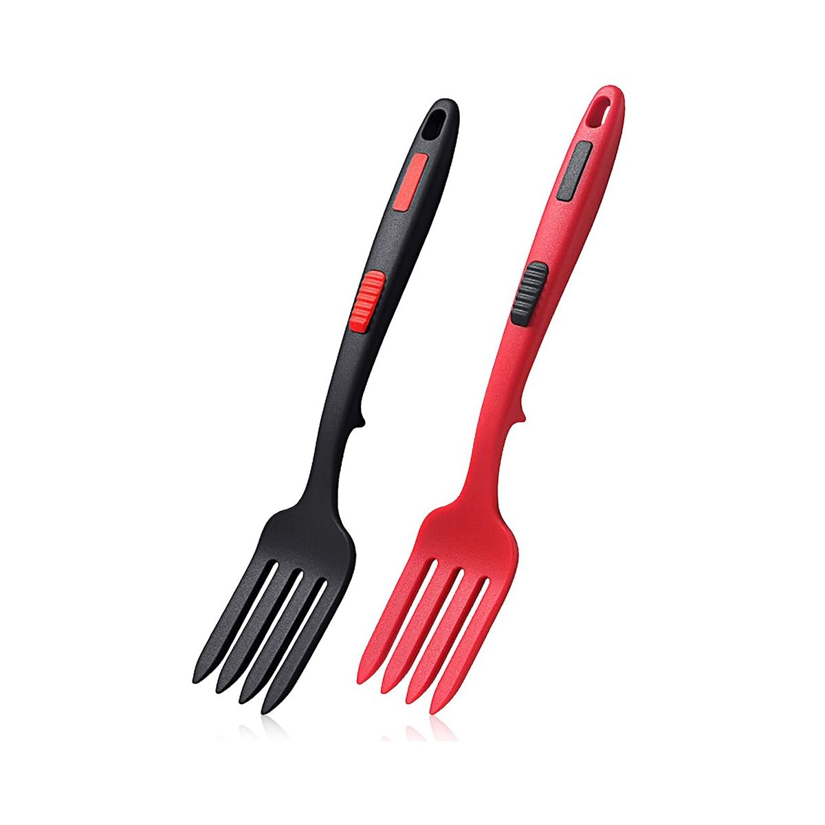 Silicone Flexible Fork Heat-Resistant Cooking Fork Tools Dishwasher Safe Kitchen Fork Kitchen Non Stick Fork for Mix