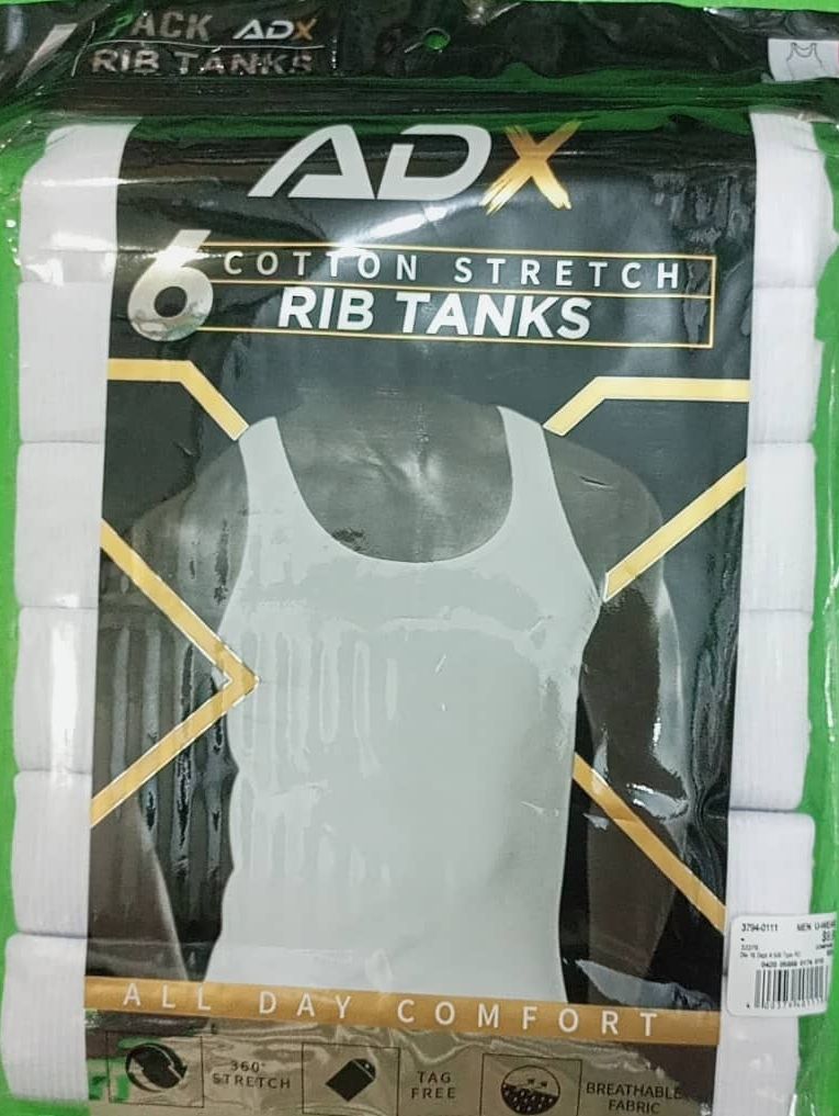 6-1 MEN TAGLESS SINGLET VEST