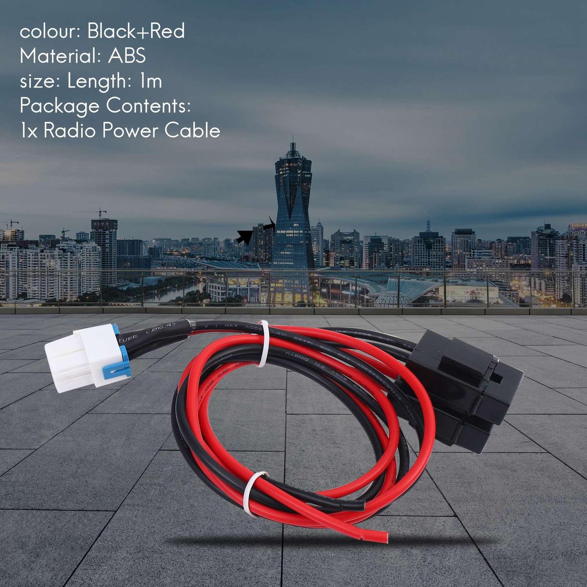 Radio Power Cord Cable for Yaesu FT-450 FT-991 Kenwood
