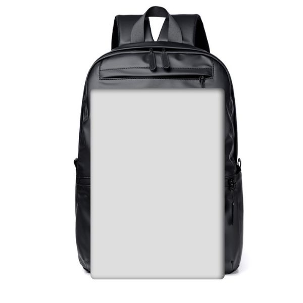 Nordane Leather Laptop Backpack Work Back Pack Bag (Black)