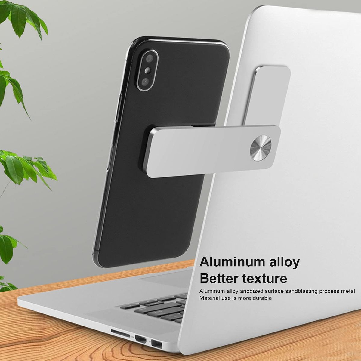 Magnetic Laptop Phone Holder