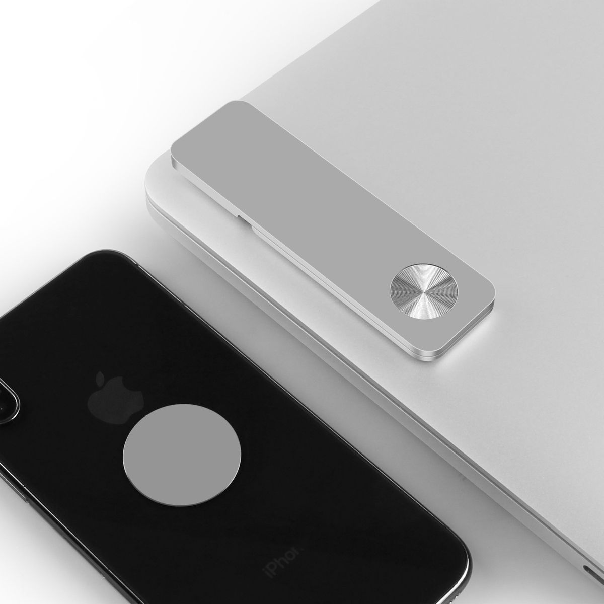 Magnetic Laptop Phone Holder