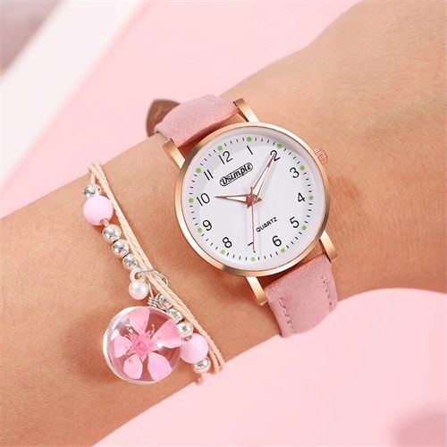 Versatile Fashion Watch+Bracelet Set