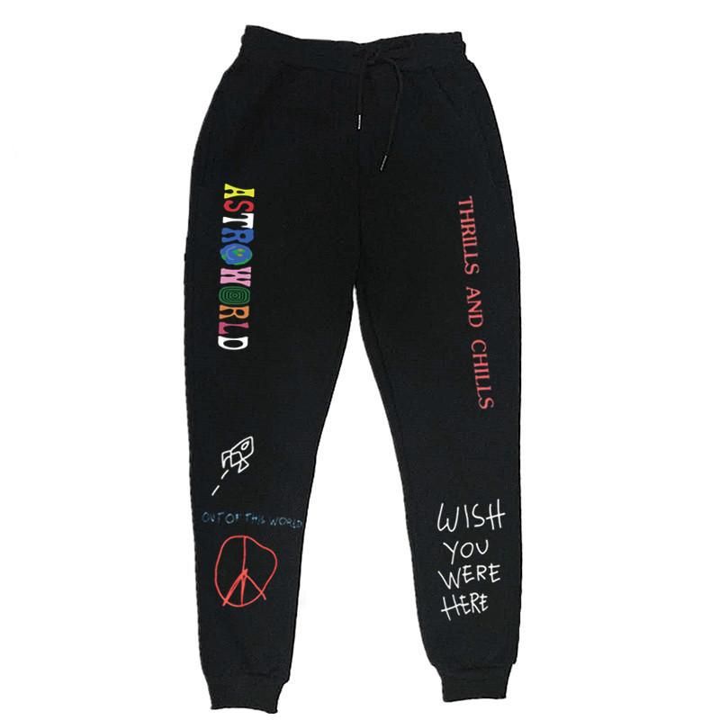 Quality Wool Pants Travis Pants Scott Astrodome Letter Women Pants Trust Men Casual Clothing Hip Hop Men Tracksuit Pants
