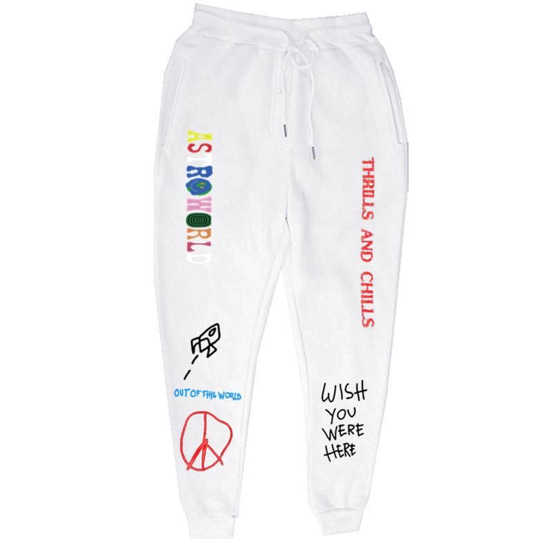Quality Wool Pants Travis Pants Scott Astrodome Letter Women Pants Trust Men Casual Clothing Hip Hop Men Tracksuit Pants