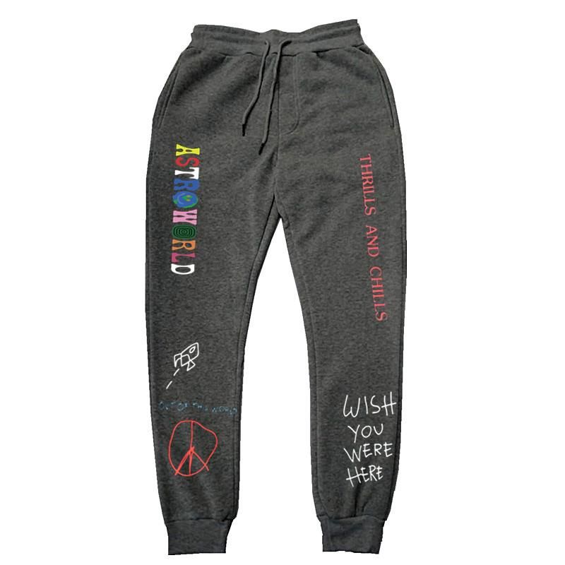 Quality Wool Pants Travis Pants Scott Astrodome Letter Women Pants Trust Men Casual Clothing Hip Hop Men Tracksuit Pants