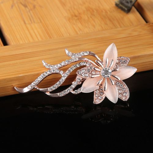 Chrysanthemum Brooch Pin Charming Dress Scarf Pins Pink