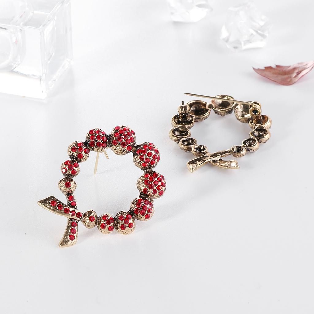 Brooch Retro Crystal Ball Alloy Simple Sweater with