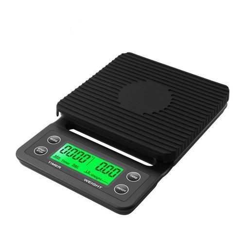 High Precision Digital Electronic Scales Measuring Tools Kitchen Scales Drip Coffee Scale With Timer LCD Display
