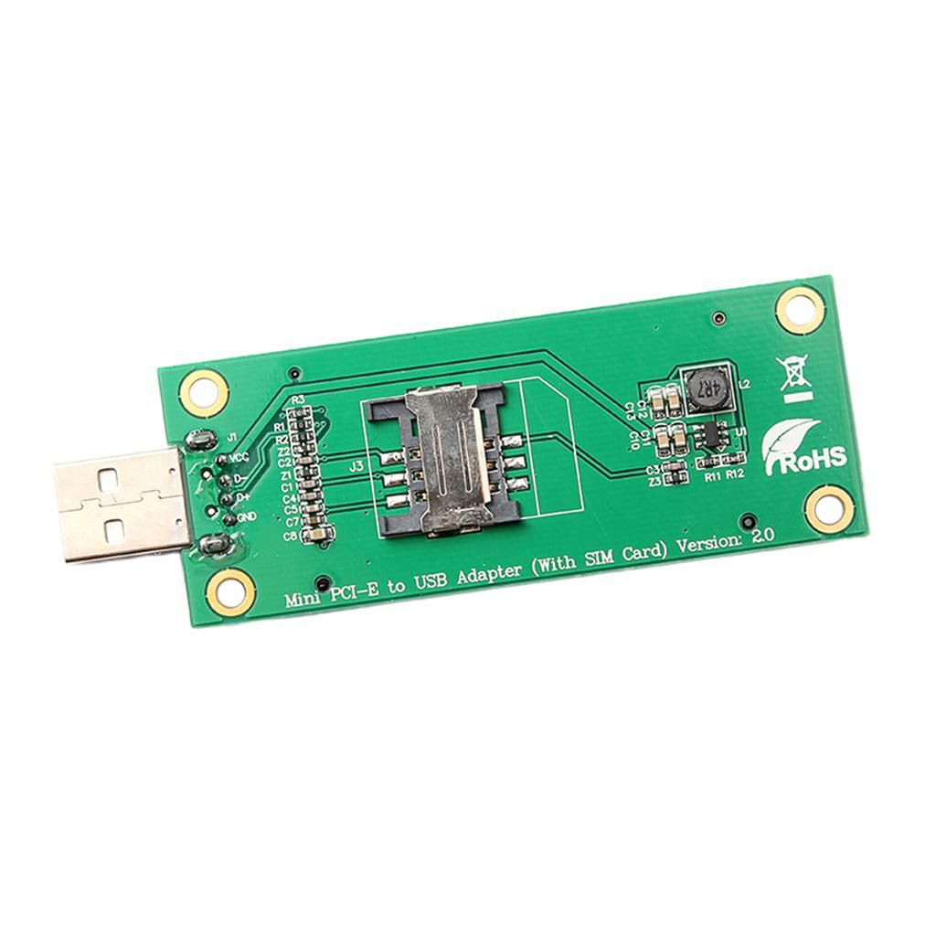 -E WWAN To USB Interface With SIM Card Slot Adapter Card