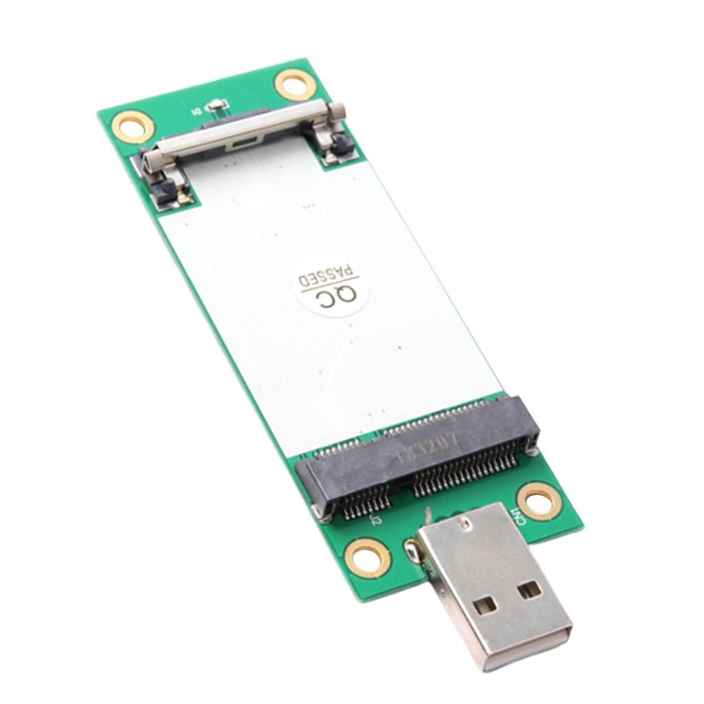 -E WWAN To USB Interface With SIM Card Slot Adapter Card