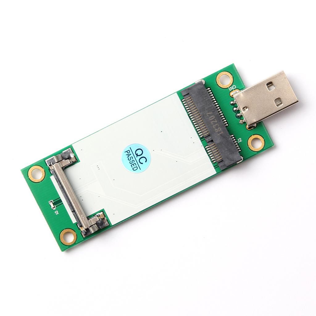 -E WWAN To USB Interface With SIM Card Slot Adapter Card