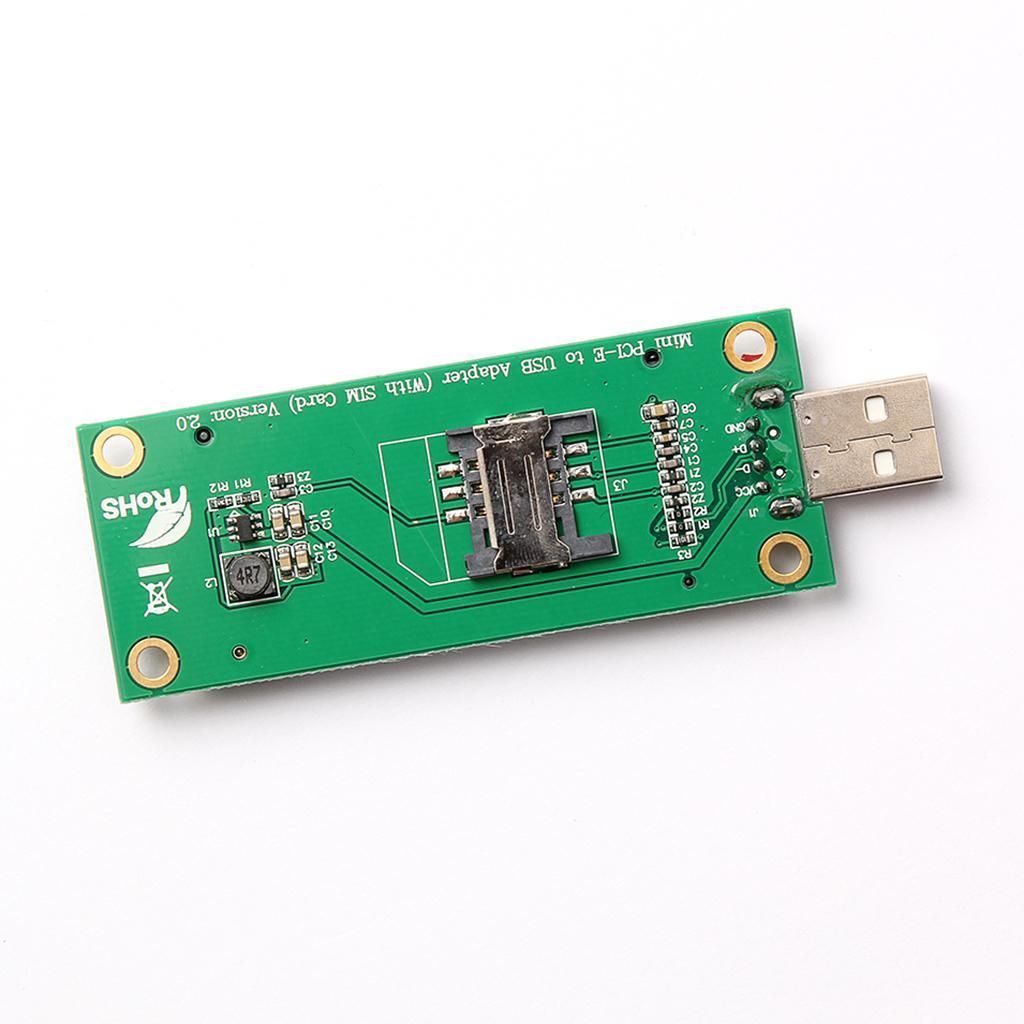 -E WWAN To USB Interface With SIM Card Slot Adapter Card