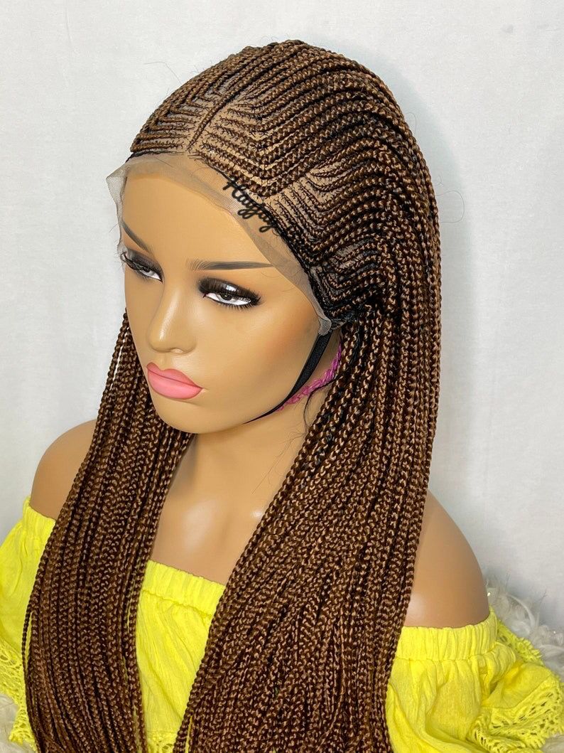 Cornrow Wig ,box Braided Lace Wig