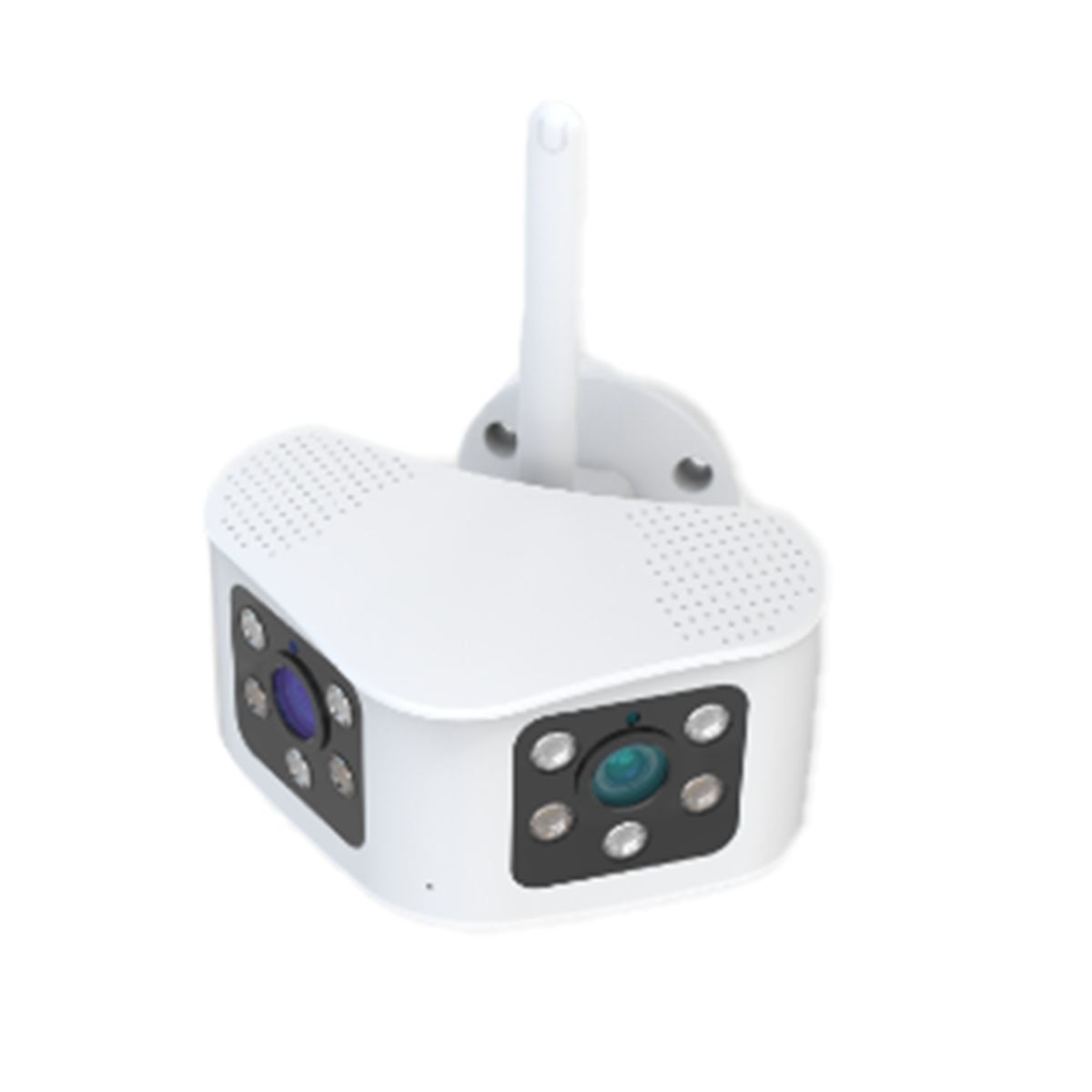 4K 8MP Dual Lens Wifi IP Camera Outdoor 180° Detect CCTV