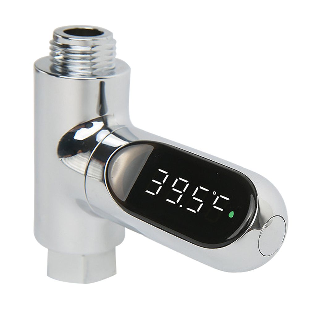 Electric Shower Bath Faucet Water Thermometer With LED Digital Screen 360° Rotating Bathroom Baby Bath Water Thermometer Celsius