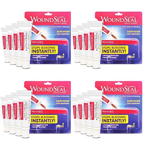WoundSeal Powder 4 Each Pack Of 4  Wound Care First Aid For