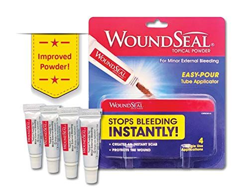 WoundSeal Powder 4 Each Pack Of 4  Wound Care First Aid For