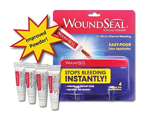 WoundSeal Powder 4 Each Pack Of 4  Wound Care First Aid For