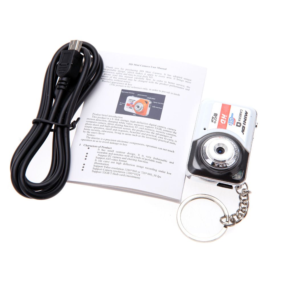 X6 Mini HD Digital Camera Support 32GB TF Card With Mic