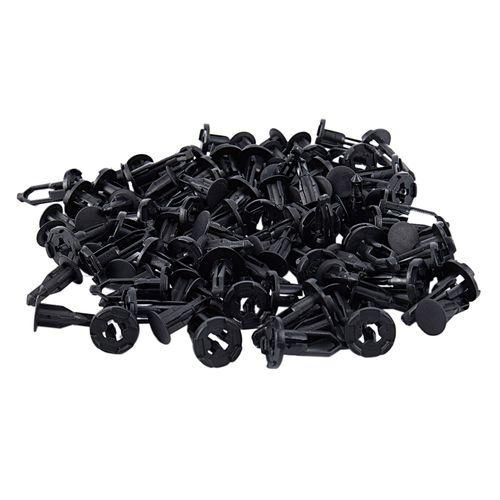 50Pcs Black Bumper Retainer Clips Fasteners For Lexus