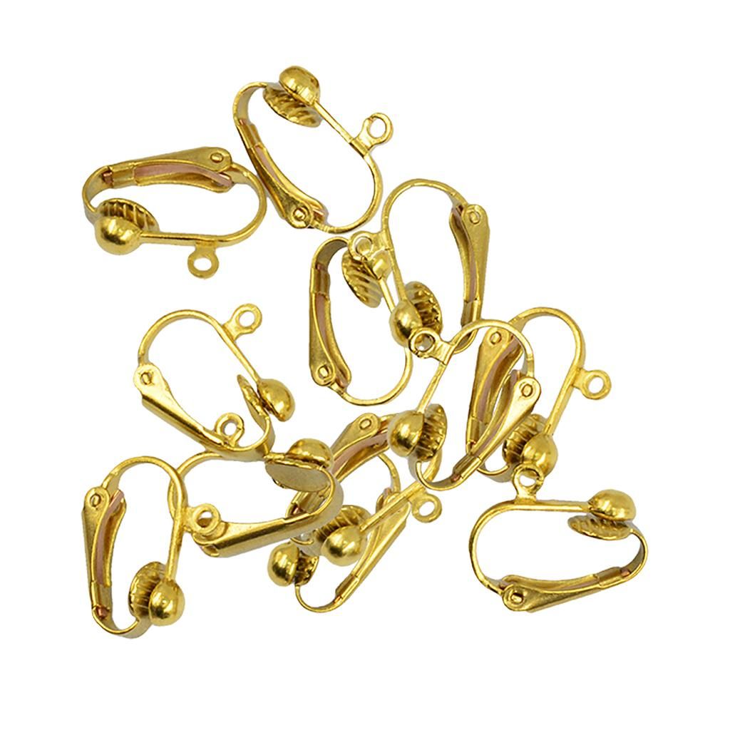 24x Mixed Clip On Earring Converter DIY Findings Easy For None