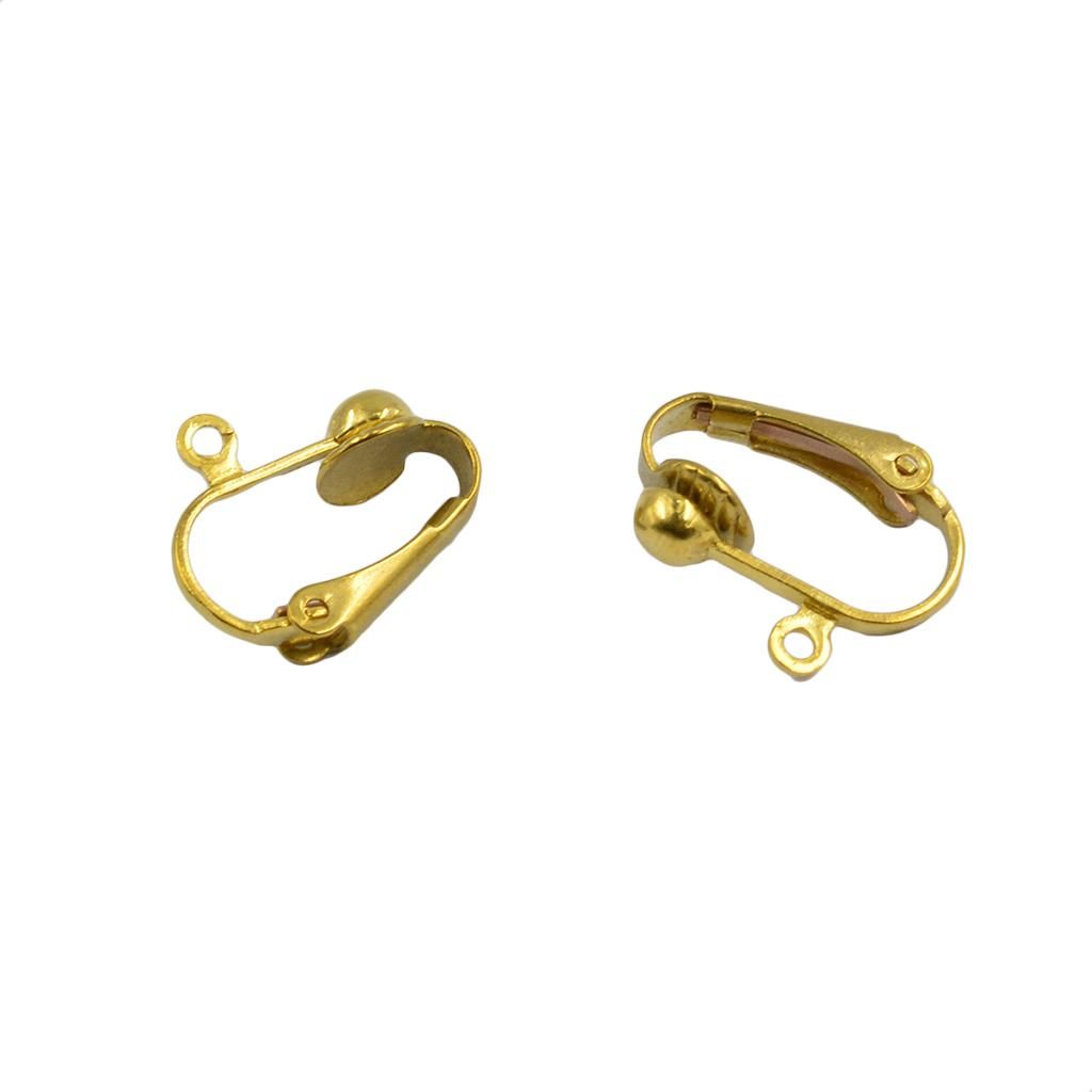 24x Mixed Clip On Earring Converter DIY Findings Easy For None