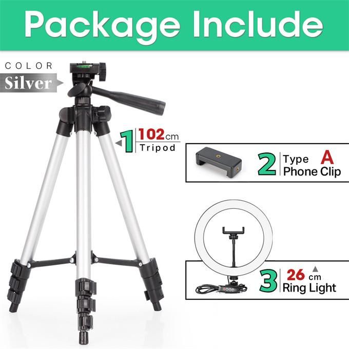 LED Ring Light Selfie with Tripod Ring for Selfie Photography Lighting Youtube