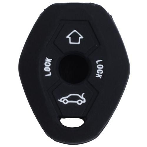 3 Button Remote Key Fob Silicone Case Cover For BMW E46 E39
