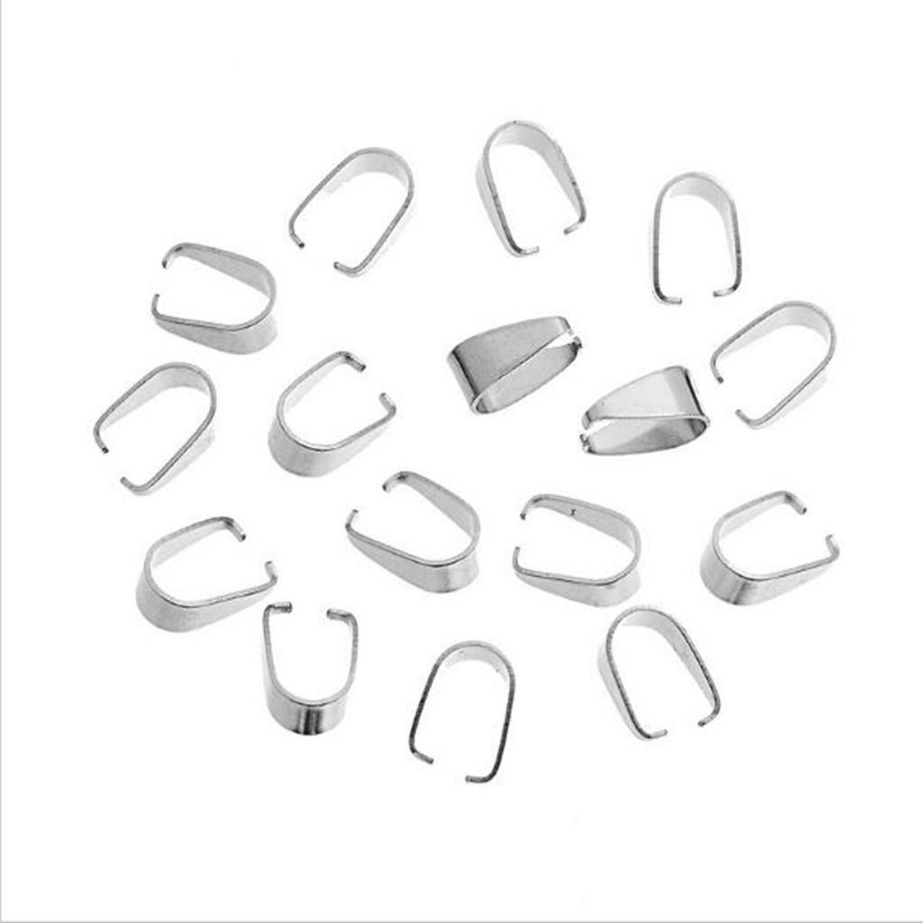 100pcs  Charm Pendant  Bail Connectors DIY Findings