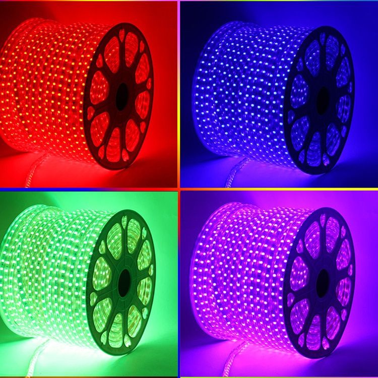 220V 230V  Smart Life Tuya Controller 1-15m RGB LED 5050SMD LED Strip Lights Dimmer Outdoor Waterproof Fr Hu*e Smartthings-Led Full Kit-2M--