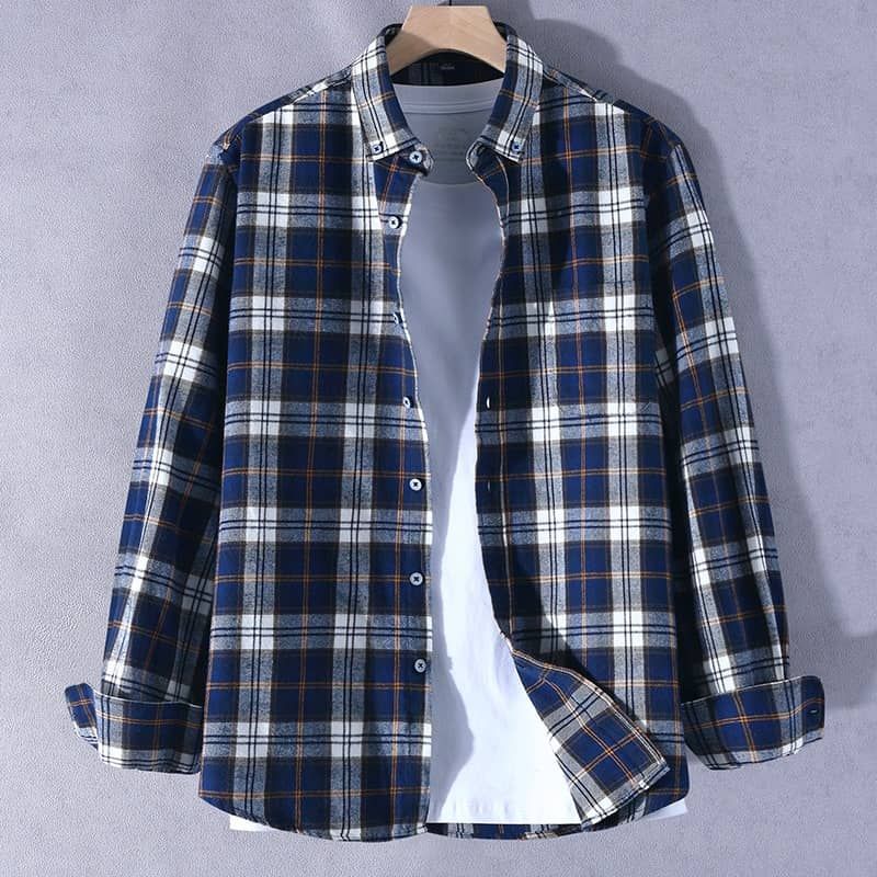 Men's Flannel Casual Shirt