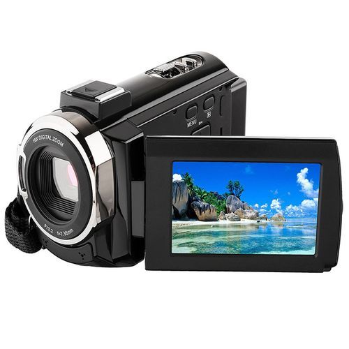 Video Camera Camcorder Recorder With External Microphone